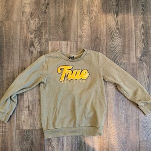True Religion Kids Crewneck sweater size Large